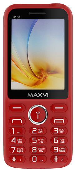 Купить Мобильный телефон Maxvi K15n Red
