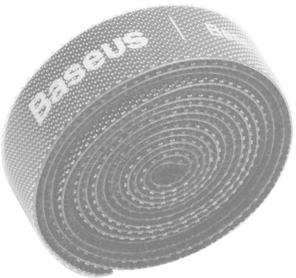 Купить Органайзер проводов Baseus Rainbow Circle Velcro Straps 3m ACMGT-F0G (Grey) 1057829