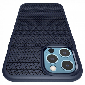 Купить Чехол Spigen Liquid Air (ACS02247) для iPhone 12 Pro Max (Navy) (1191837)