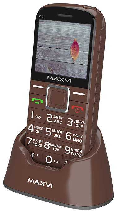 Купить Мобильный телефон Maxvi B5 Brown