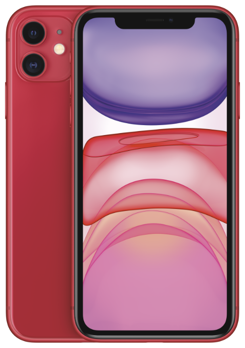 Купить Смартфон Apple iPhone 11 128GB красный (MHDK3RU/A)