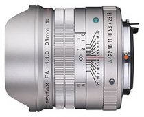 Купить Объектив Pentax SMC FA 31mm f/1.8 AL Limited Silver