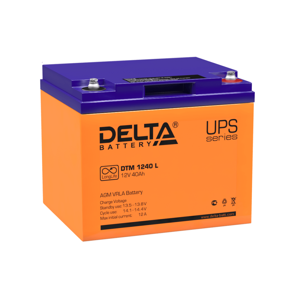 Купить Аккумуляторная батарея DELTA BATTERY DTM 1240 L