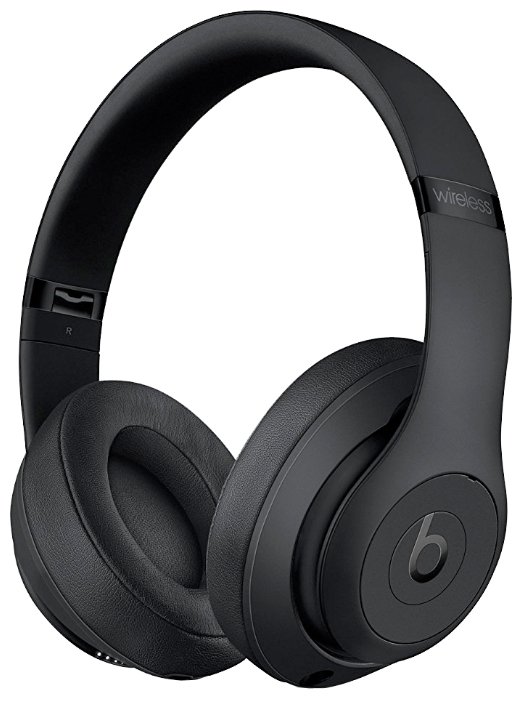 

Наушники Beats, Чёрный, Studio 3 Wireless MQ562EE/A черный матовый