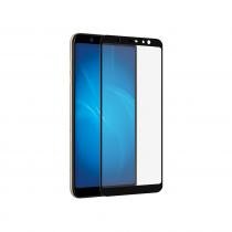 Купить Защитное стекло DF с цветной рамкой (fullscreen) для Samsung Galaxy A6 Plus (2018) sColor-49 (black)