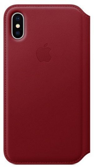 Купить Чехол Apple MRQD2ZM/A iPhone X флип-кейс красный
