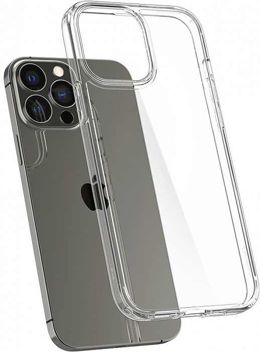 Купить Чехол Spigen Ultra Hybrid (ACS03204) для iPhone 13 Pro Max (Crystal Clear) 1194269