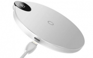 Купить Беспроводное зу Baseus Digtal LED Display Wireless Charger White