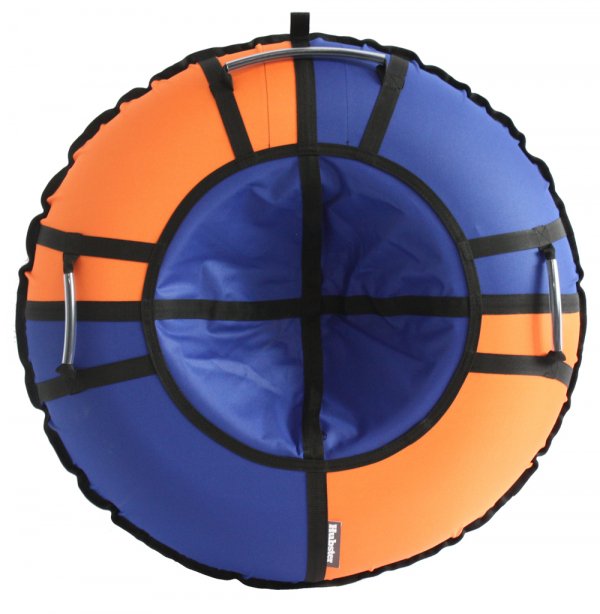 Тюбинг Hubster Хайп синий-оранжевый 110см