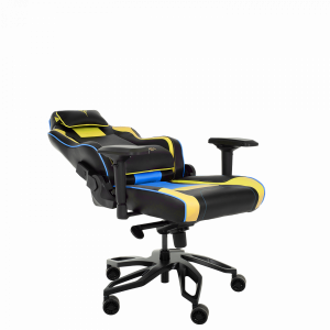 Кресло компьютерное игровое ZONE 51 Cyberpunk YB Yellow-blue