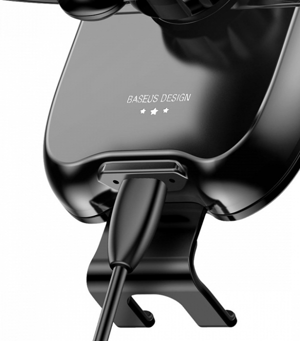 Купить Автомобильный сенсорный держатель Baseus Smart Vehicle Bracket Wireless Charger (WXZN-01) для смартфона (Black)