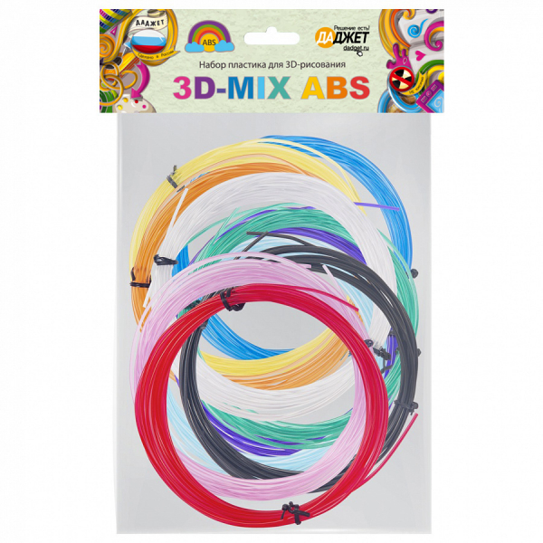 Купить Набор для 3D-рисования 3D MIX ABS (KIT RU0158)