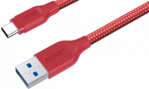Купить Кабель AUKEY USB 3.1 GEN1 USB-C to USB Cable L 1.2M красный