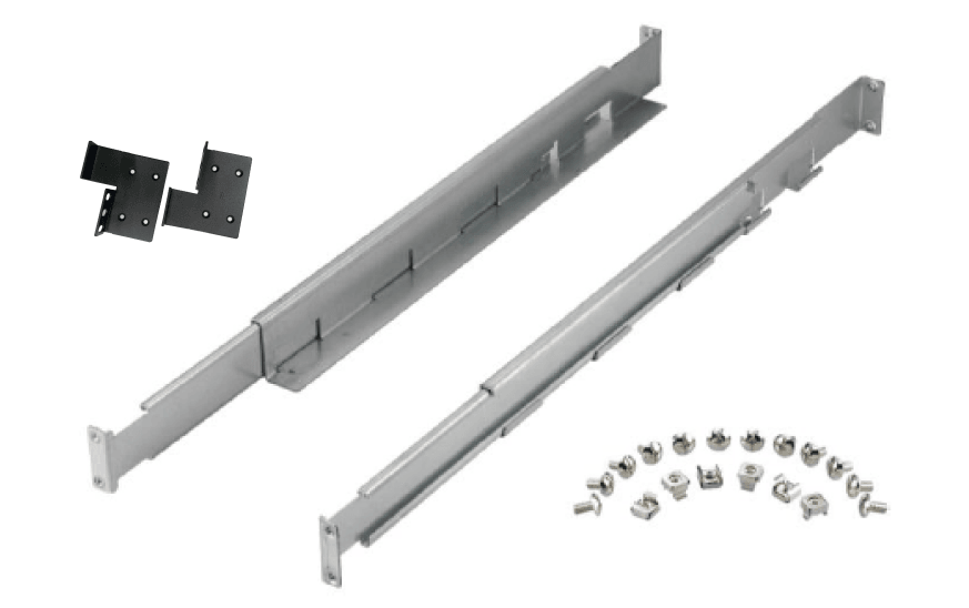 Купить Rail Kit 19", нагрузка до 60кг, регулируемый 480-780 мм для ИБП SRTSE 1-3КВА и SRVSE 1-3КВА, силовых модулей ИБП SRVSE XL 1-6КВА и SRTSE 5-10КВА, комплектов батарей BPSE36RT2U, BPSE48RT2U, BPSE72RT2U