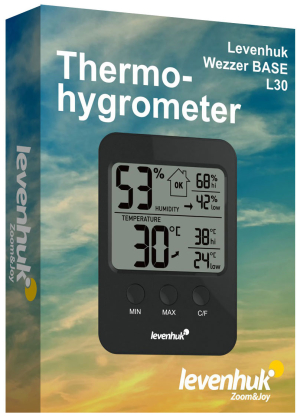 Купить Термогигрометр Levenhuk Wezzer BASE L30, черный