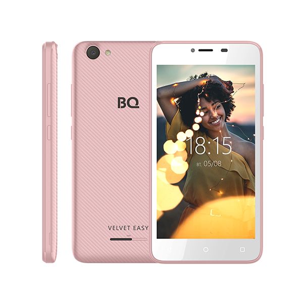 Купить Смартфон BQ 5000G Velvet Easy Rose Gold