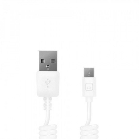 Купить Кабель для передачи данных Prime Line USB- microUSB, 1.5м, витой белый 7210