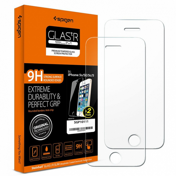 Купить Защитное стекло Защитное покрытие SGP Oleophobic Coated Tempered Glass GLAS.tR SLIM (SGP10111) для iPhone 5/5S