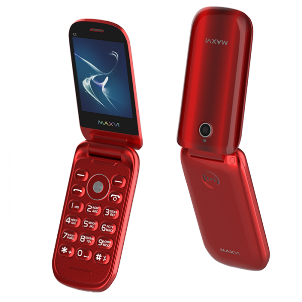 

Мобильный телефон Maxvi, E3 radiance red