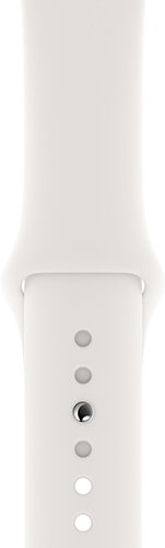 Купить Apple Watch S4 Sport 44mm Silver Aluminum Case with White Sport Band (MU6A2RU/A)
