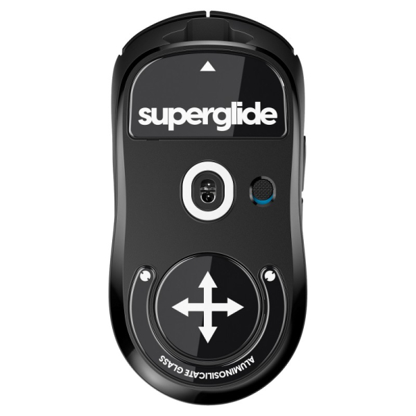 Купить Стеклянные глайды (ножки) для мыши Superglide для Logitech GPro Superlight (Black)