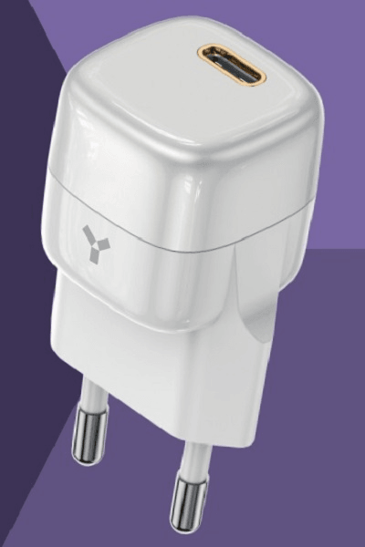 Купить Сетевое зарядное устройство Accesstyle Grape 20WC White Silver