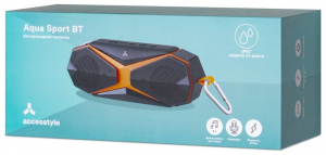 Купить Портативная акустика Accesstyle Aqua Sport BT, черный/оранжевый