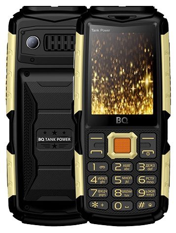 Купить Мобильный телефон BQ-2430 Tank Power Black/Gold