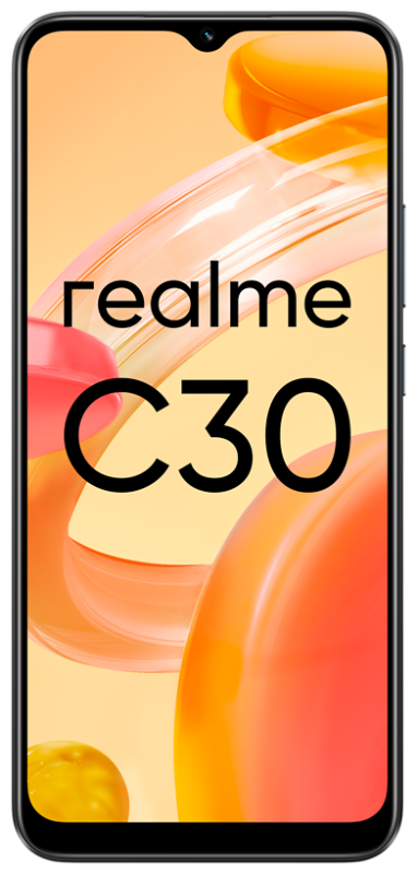 Купить Смартфон realme C30 2/32 ГБ, черный