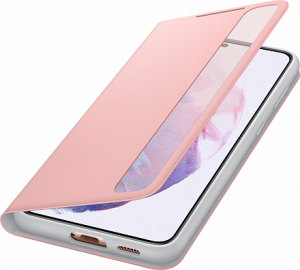 Купить Чехол-книжка Samsung EF-ZG996CPEGRU Smart Clear View Cover для Galaxy S21+, розовый (EF-ZG996CPEGRU)