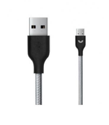 Купить Кабель Prime Line USB- microUSB, 2A 1,2м серый 7219