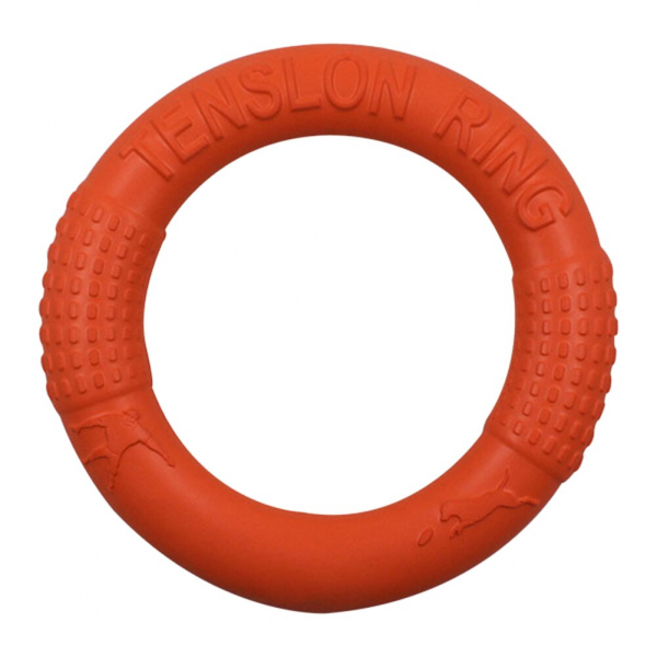 Купить Игрушка для собак кольцо резиновое 18 см оранжевый Petsy