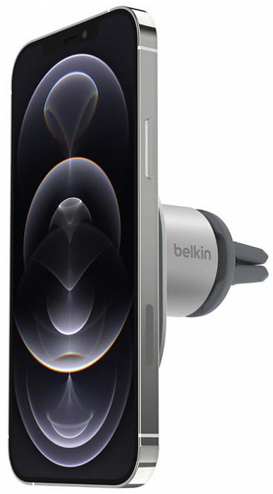 Купить Автомобильный держатель Belkin Magnetic Car Vent Mount (WIC003btGR) для iPhone 12 (Silver)