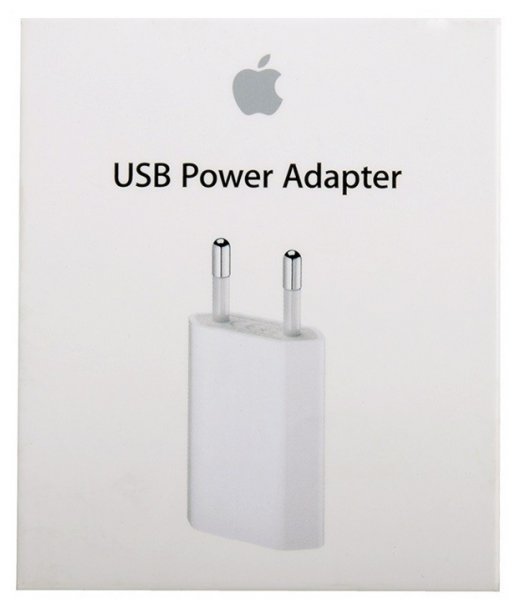 Купить Сетевое зарядное устройство Apple (MGN13ZM/A), белый, 5Вт