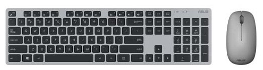 Купить Клавиатура и мышь ASUS W5000 Grey USB 90XB0430-BKM0J0