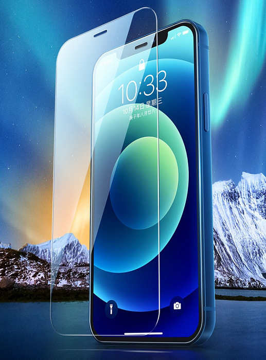 Купить Защитное стекло Baseus 0.3mm Full-glass Crystal (SGBL063302) для iPhone 12 Pro Max 2 шт.