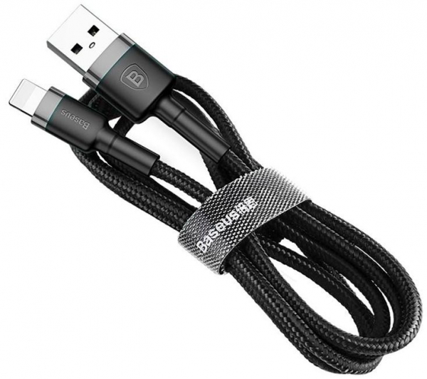 Кабель Baseus Cafule (CALKLF-CG1) USB/Lightning 2m (Grey/Black) 1039035