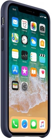 Купить Чехол Apple MQT32ZM/A iPhone X клип-кейс темно-синий