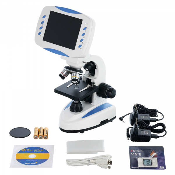 Купить Микроскоп цифровой Levenhuk D80L LCD, монокулярный