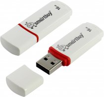 Купить Флеш-диск Флеш диск Smart Buy USB2.0 16Gb Crown белый