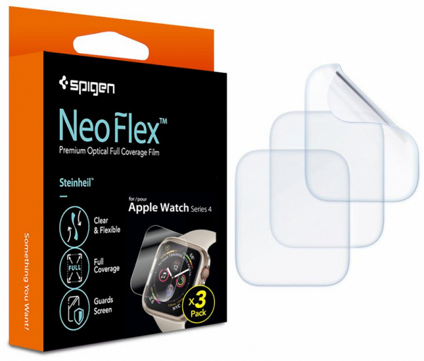 Купить Защитная пленка Spigen Film Neo Flex - Apple Watch 4 44 mm