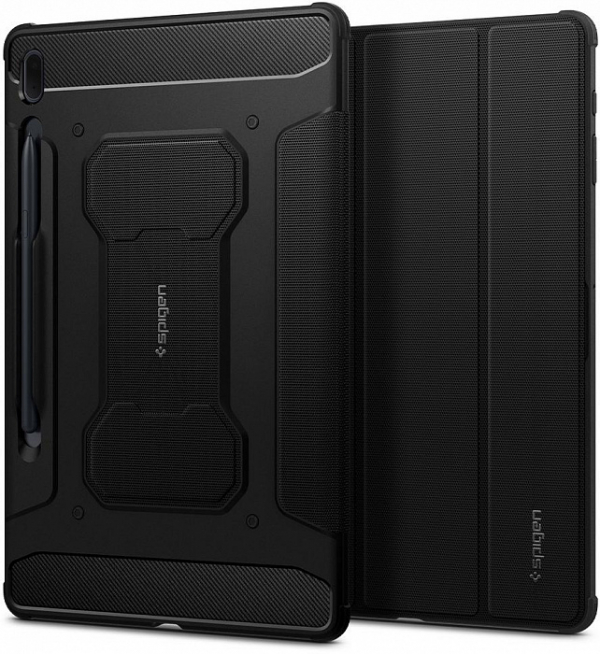 Купить Чехол Spigen Rugged Armor Pro (ACS03007) для Samsung Galaxy Tab S7 FE 5G (Black)