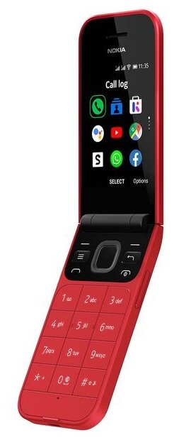 Купить Телефон Nokia 2720 Flip Dual sim Red