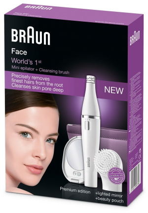Купить Эпилятор Braun SE 830/831 Face белый/розовый
