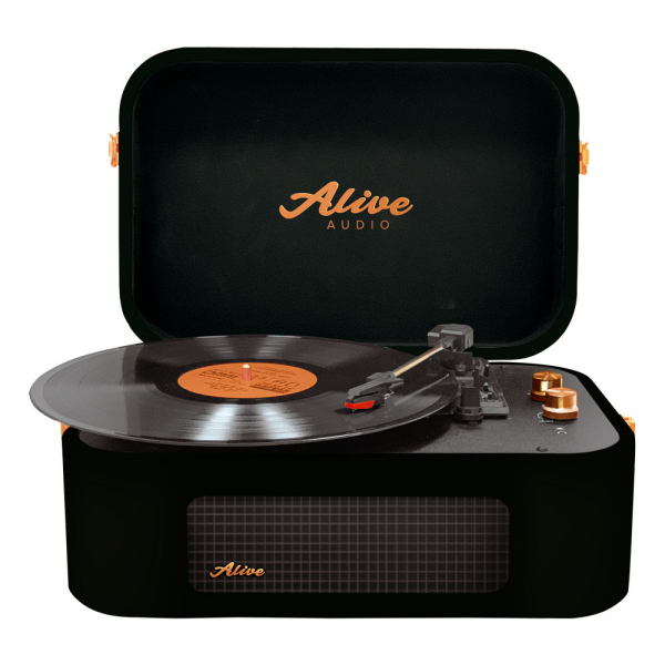 Купить Виниловый проигрыватель Alive Audio STORIES Glam Noir c Bluetooth (AASTR06gn)