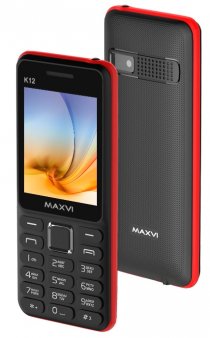 Купить Мобильный телефон Maxvi K12 Black/Red