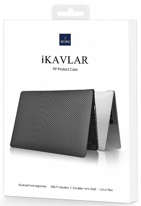 Купить Чехол Wiwu iKavlar для MacBook Pro 13'' 2016-2021 (Black) (1191709)