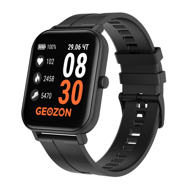Купить Умные часы GEOZON Runner Black (G-SM12BLK)