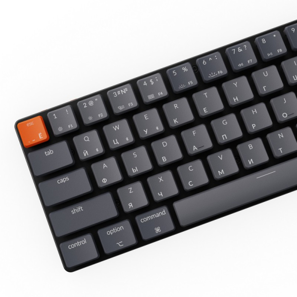 Купить Беспроводная механическая ультратонкая клавиатура Keychron K7, 68 клавиши, RGB подсветка, Red Switch