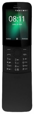 

Мобильный телефон Nokia, 8110 4G (TA-1048) Black, Чёрный